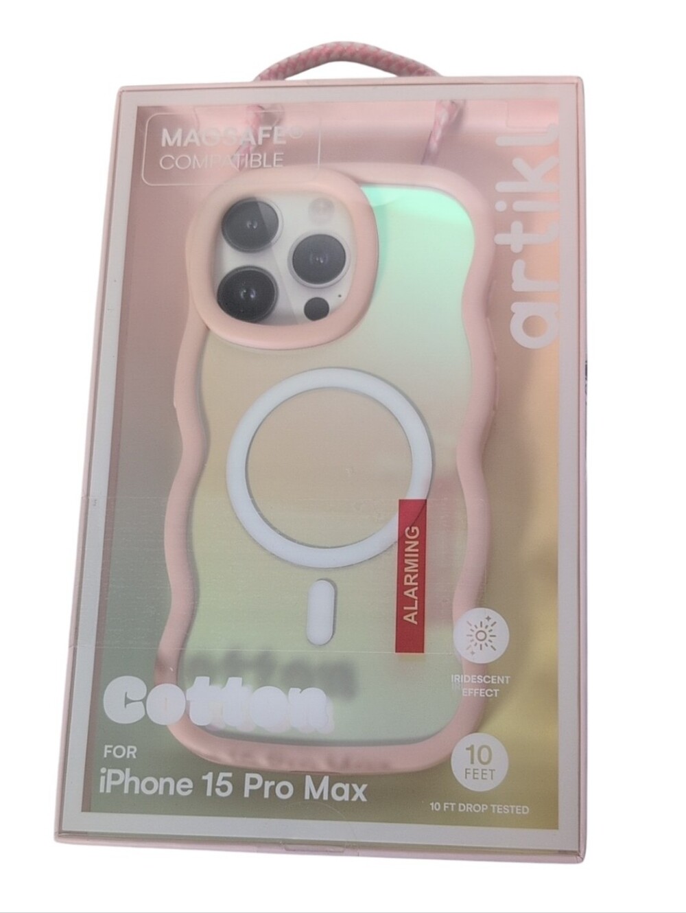 Artikl Cotton Iridescent Effect iPhone 15 Pro Max Phone Case